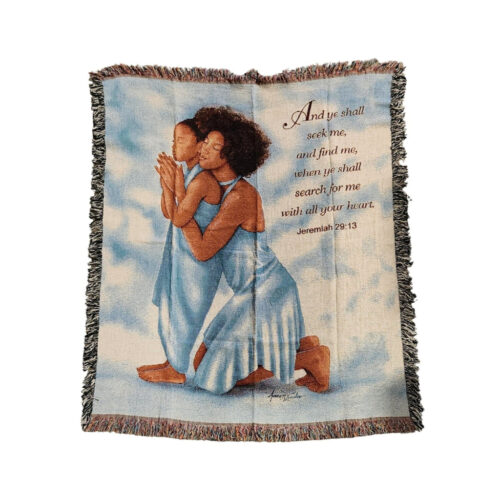 A Mother's Love Tapestry Throw Blanket