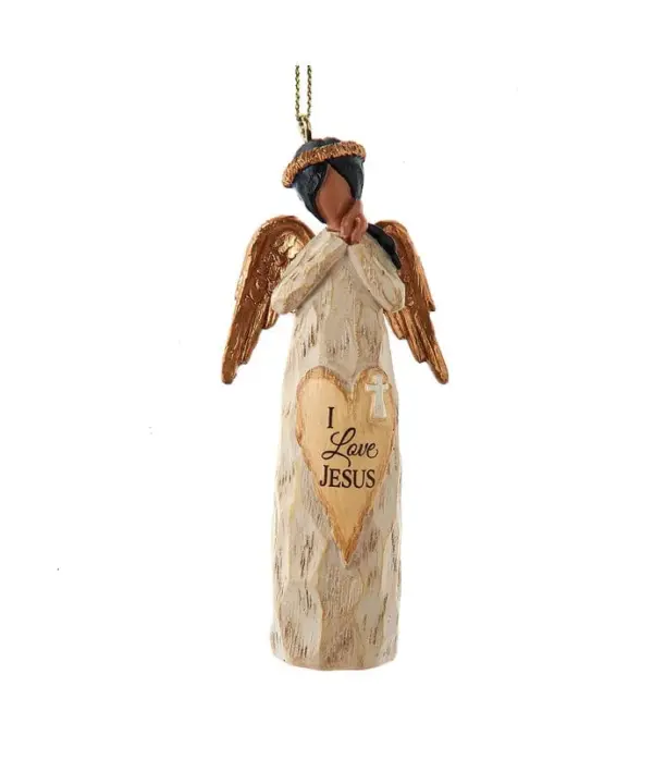 I Love Jesus: Earth Angel Christmas Ornament