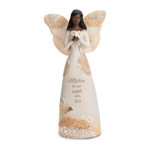 Mother Angel with Flowers