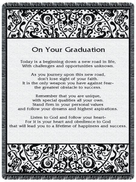 On Your Graduation Tapestry Throw Blanket