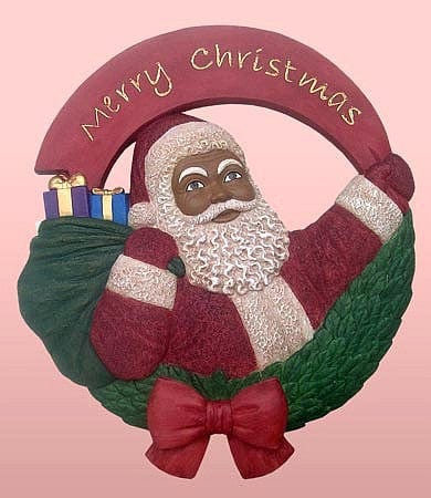 Santa Claus Wall Plaque